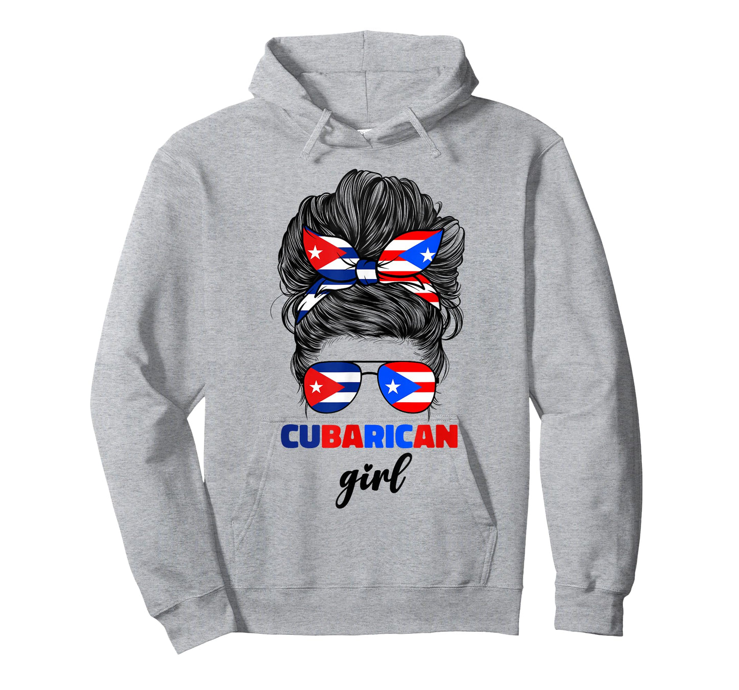 Half Cuban And Puerto Rican Rico Cuba Flag Cubarican Girl T-Shirt
