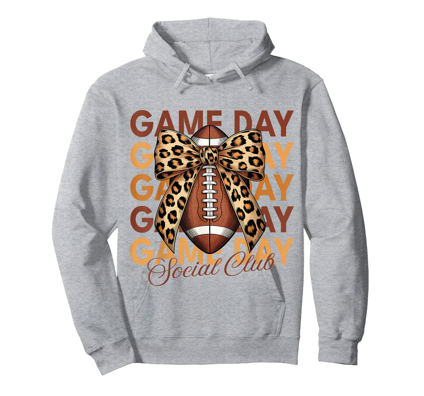 Football Coquette Bow Touchdown Season Game Day Sports Lover T-Shirt