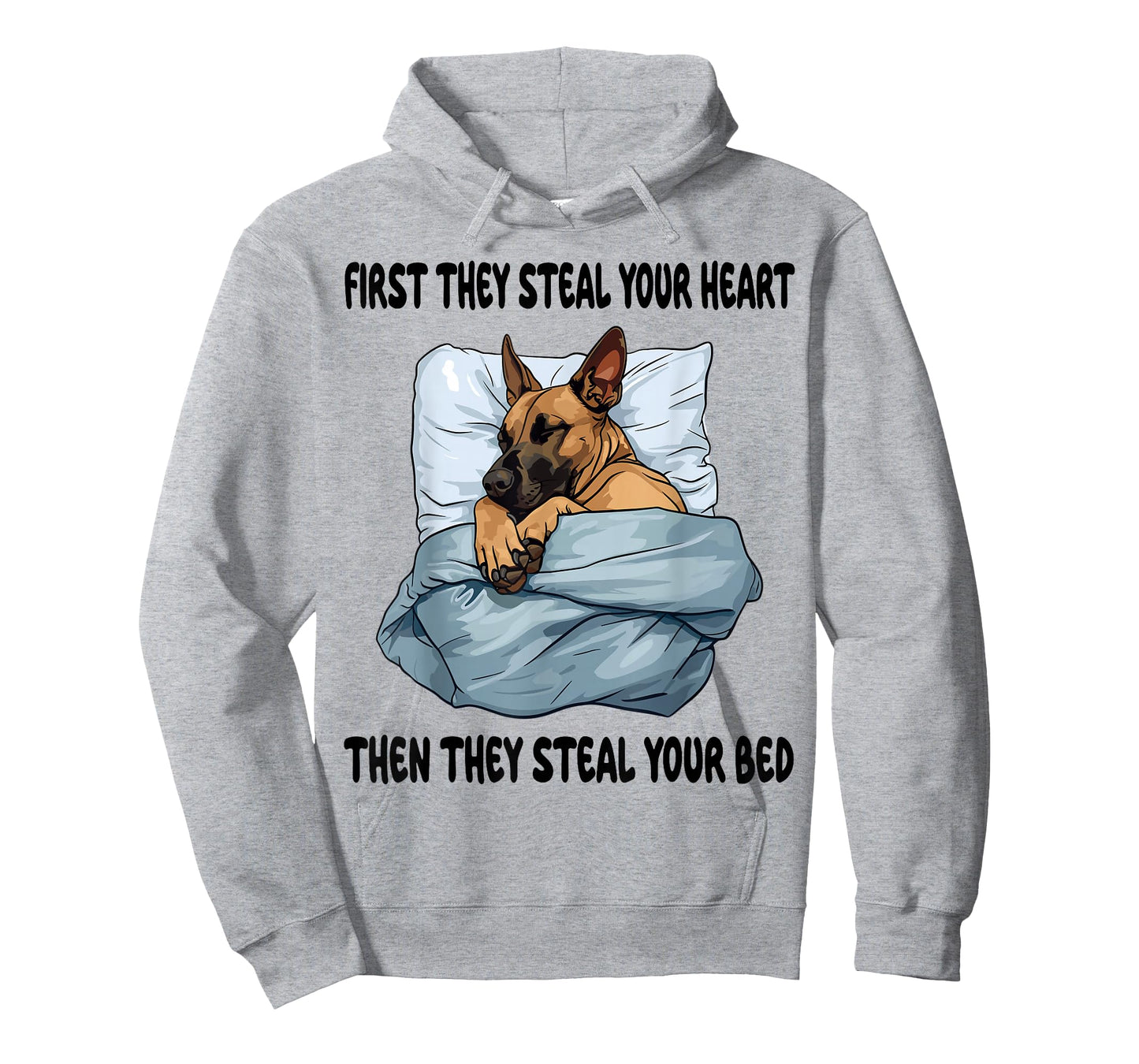 Belgian Malinois Sleeping Pajamas Nightgown T-Shirt