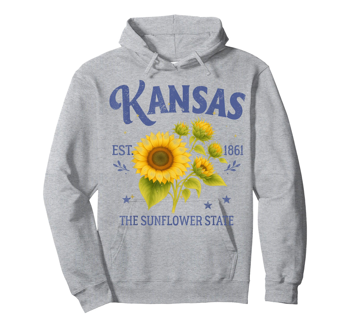 Kansas The Sunflower A State Traveling Trip Souvenir T-Shirt