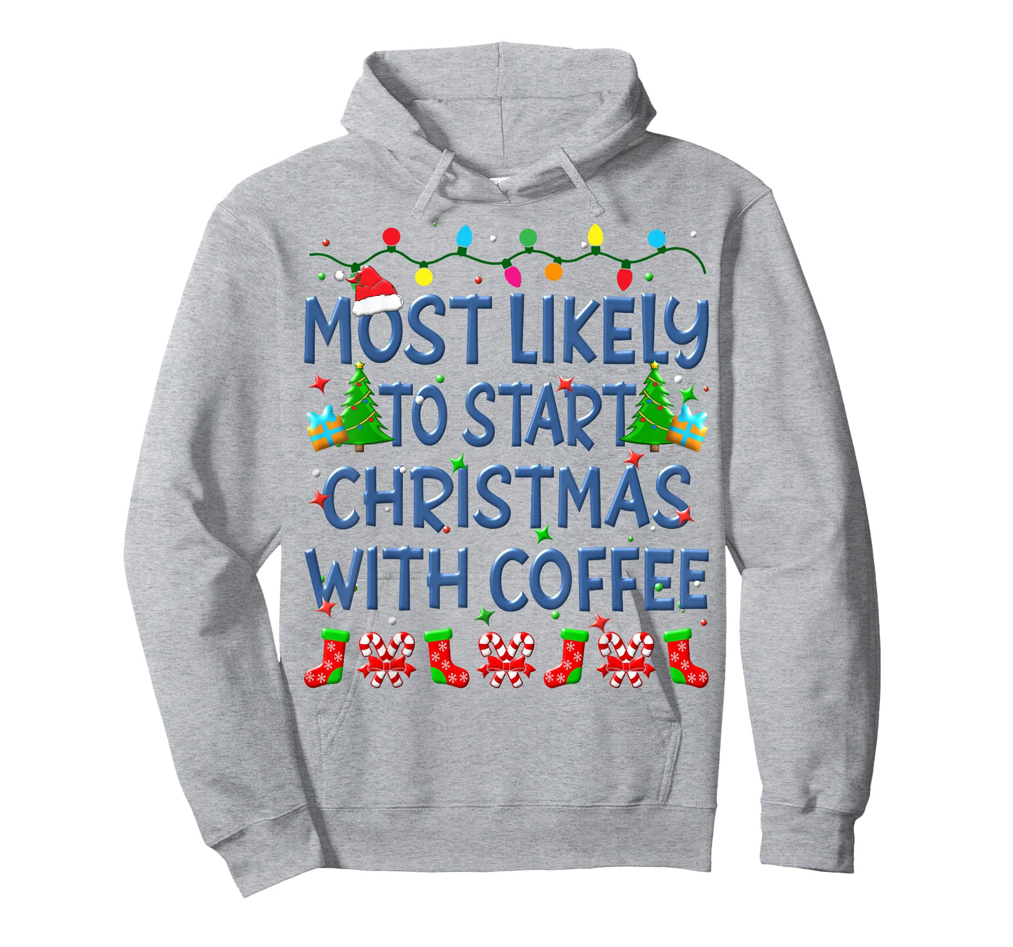 Christmas Most Likely To Boss Santa Around Family Kids Funny T-Shirt