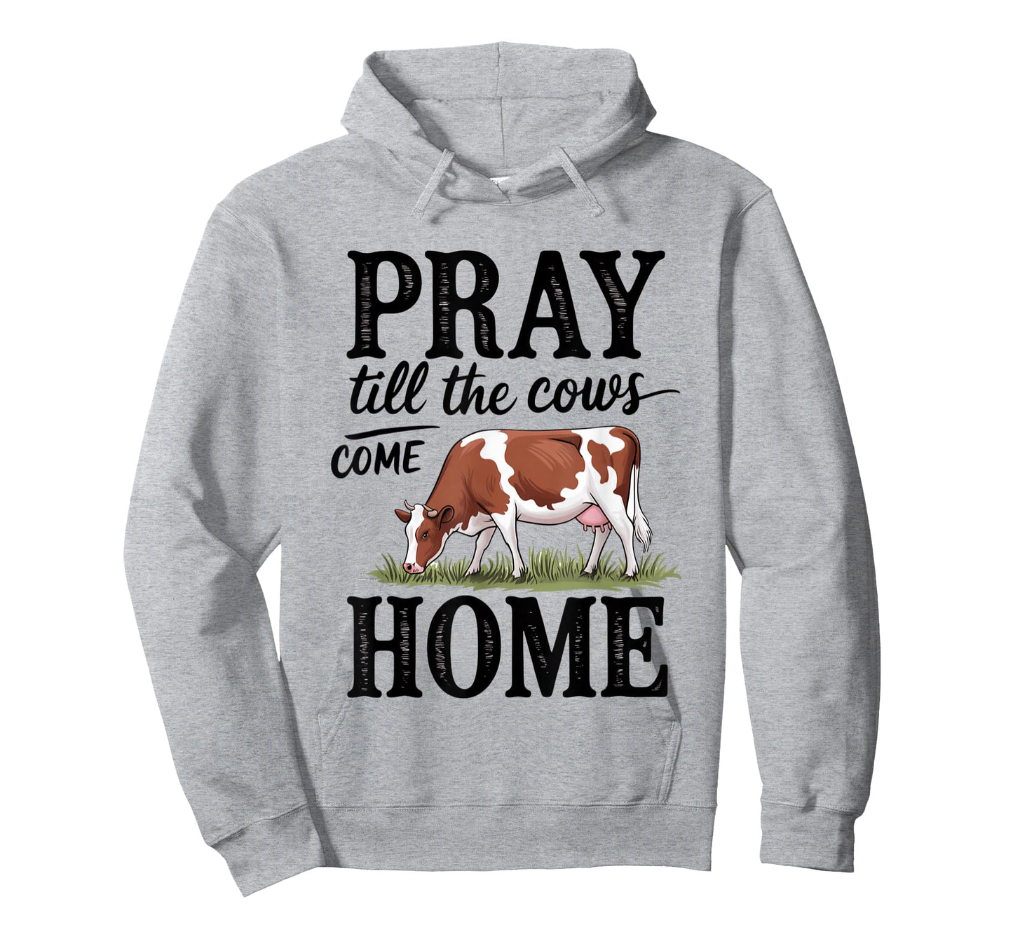 Pray Till The Cows Come Home - Cow Jesus T-Shirt