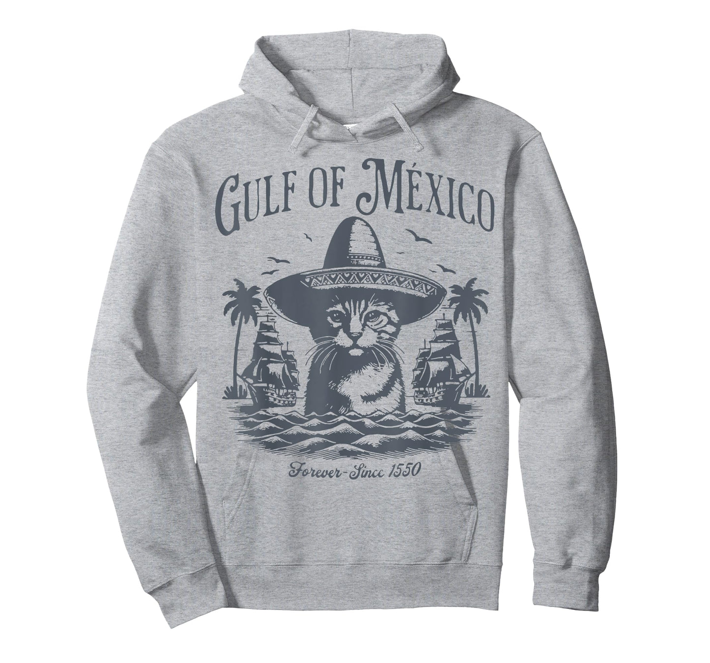 Gulf of Mexico Cat Forever Since 1550 Men Women T-Shirt