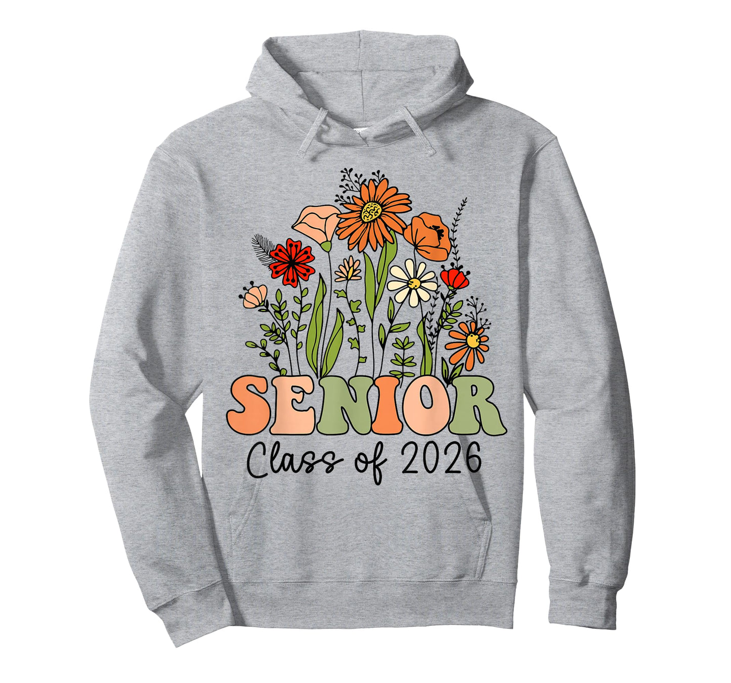Senior 2026 Graduate Class of 2026 Wildflowers Graduation T-Shirt