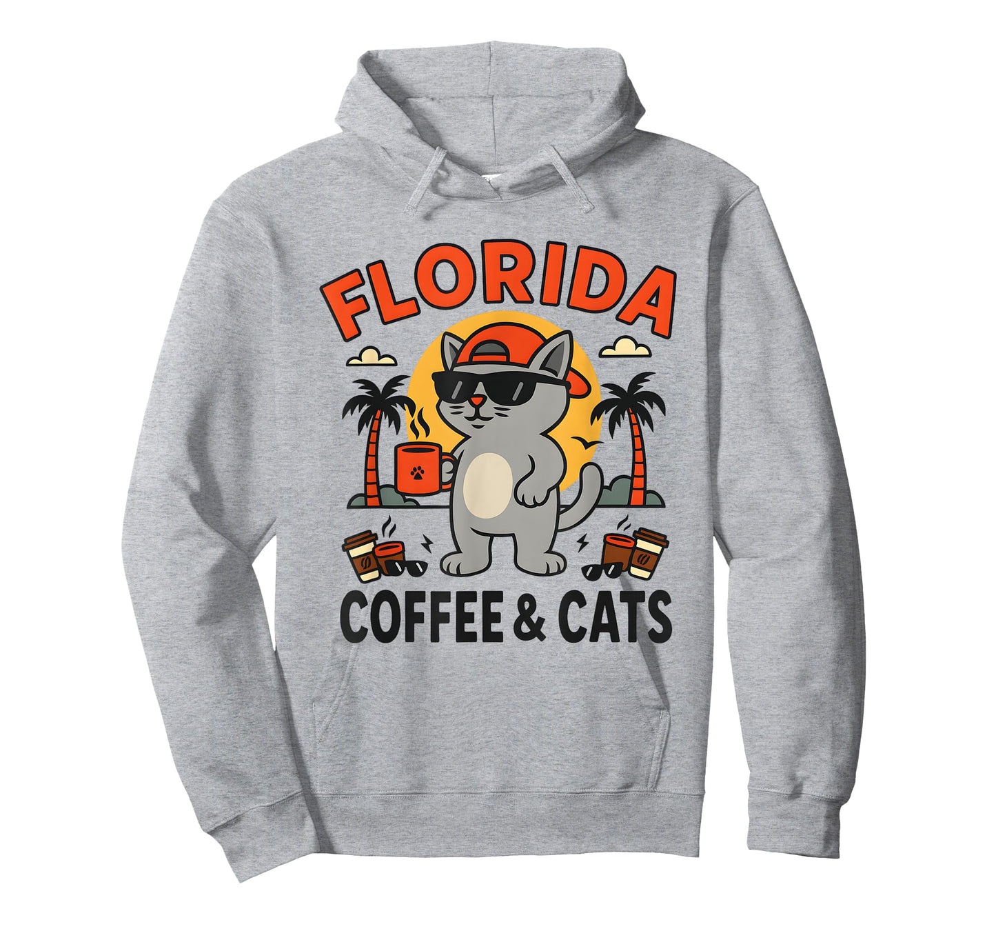 Florida Coffee and Cats T-Shirt