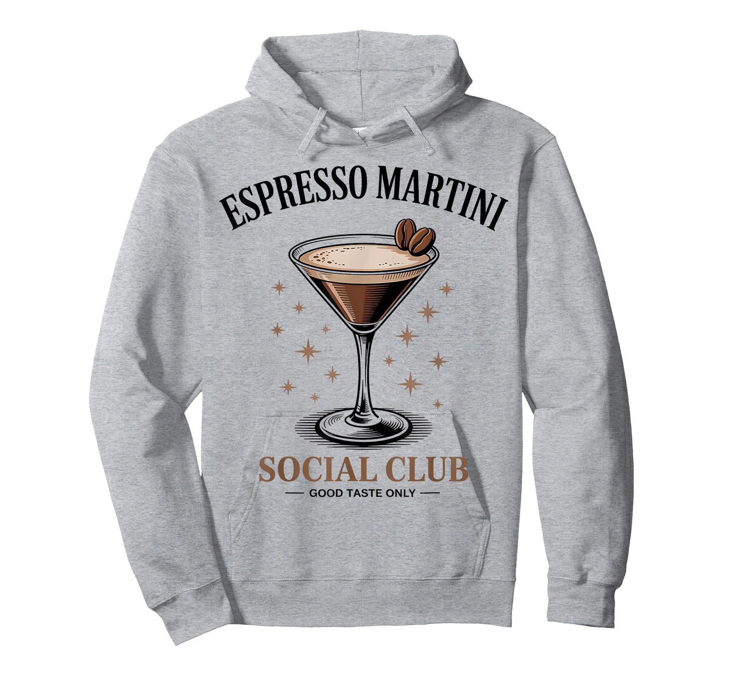 Espresso Martini Social Club Coffee Cocktail Cafe Back T-Shirt