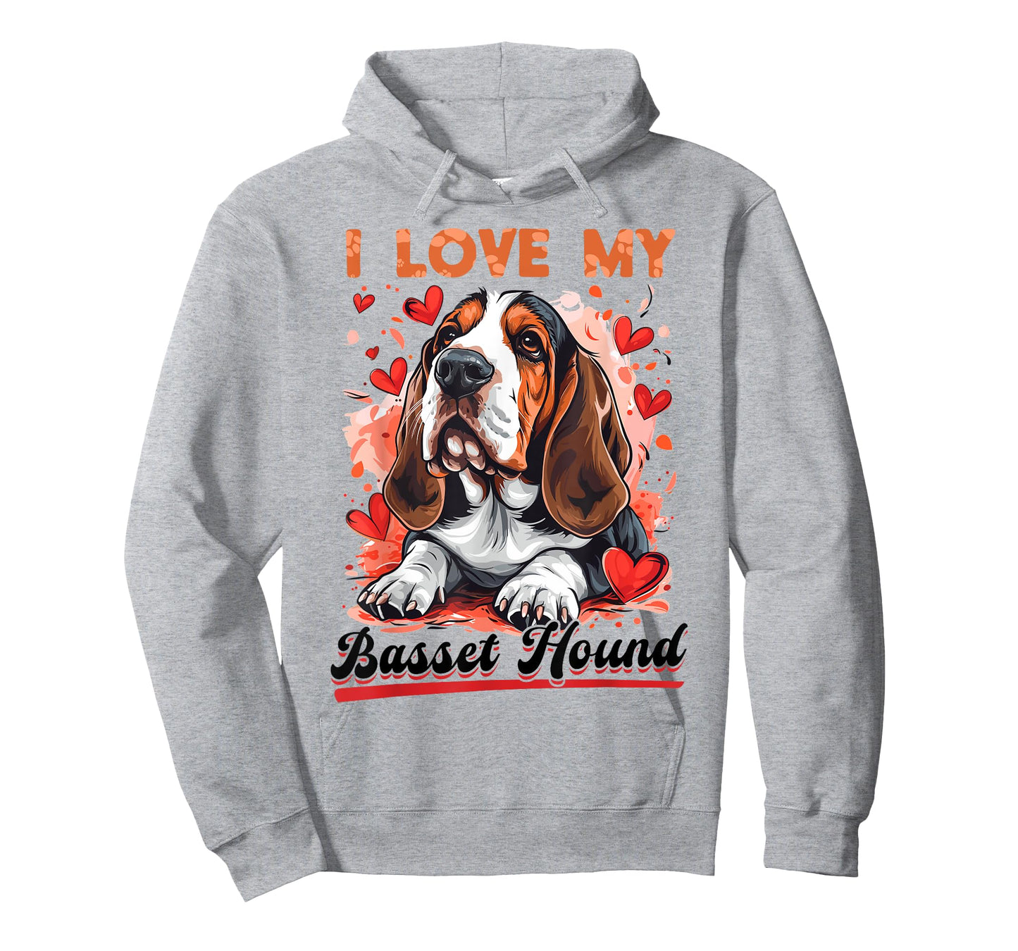 Basset Hound Dog Breed I Love my Basset Hound T-Shirt