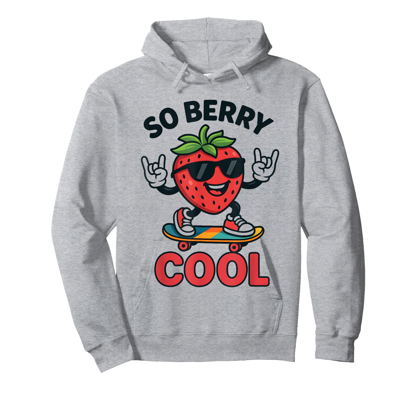 So Berry Cool Boys Strawberry Season Fruit Lover Groovy T-Shirt