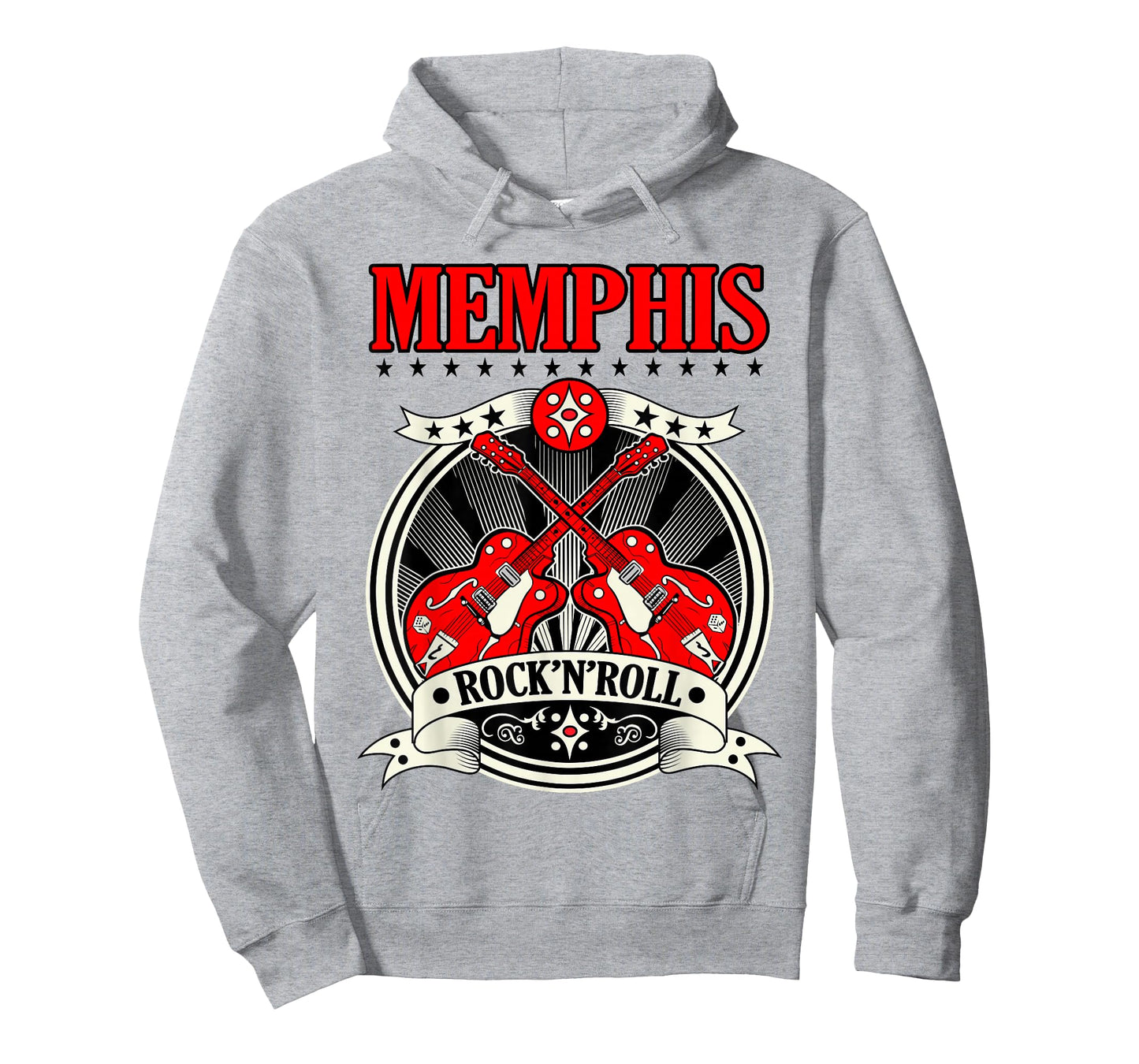 50s Rockabilly Style Memphis Gifts Sock Hop Party Guitar T-Shirt