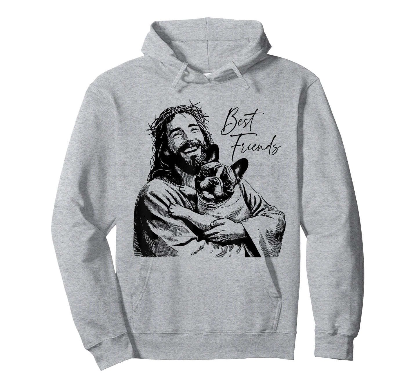 Jesus French Bulldog - Funny Christian Religious Dog Lover T-Shirt