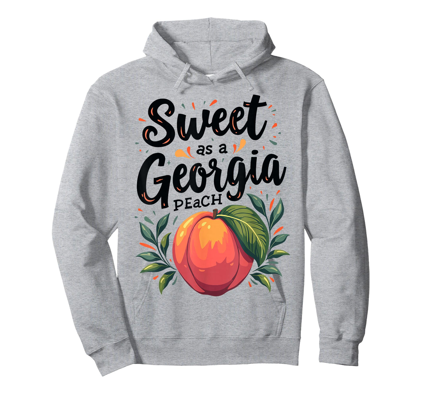 Sweet As A Georgia Peach Cute Funny Southern Georgia Girl T-Shirt