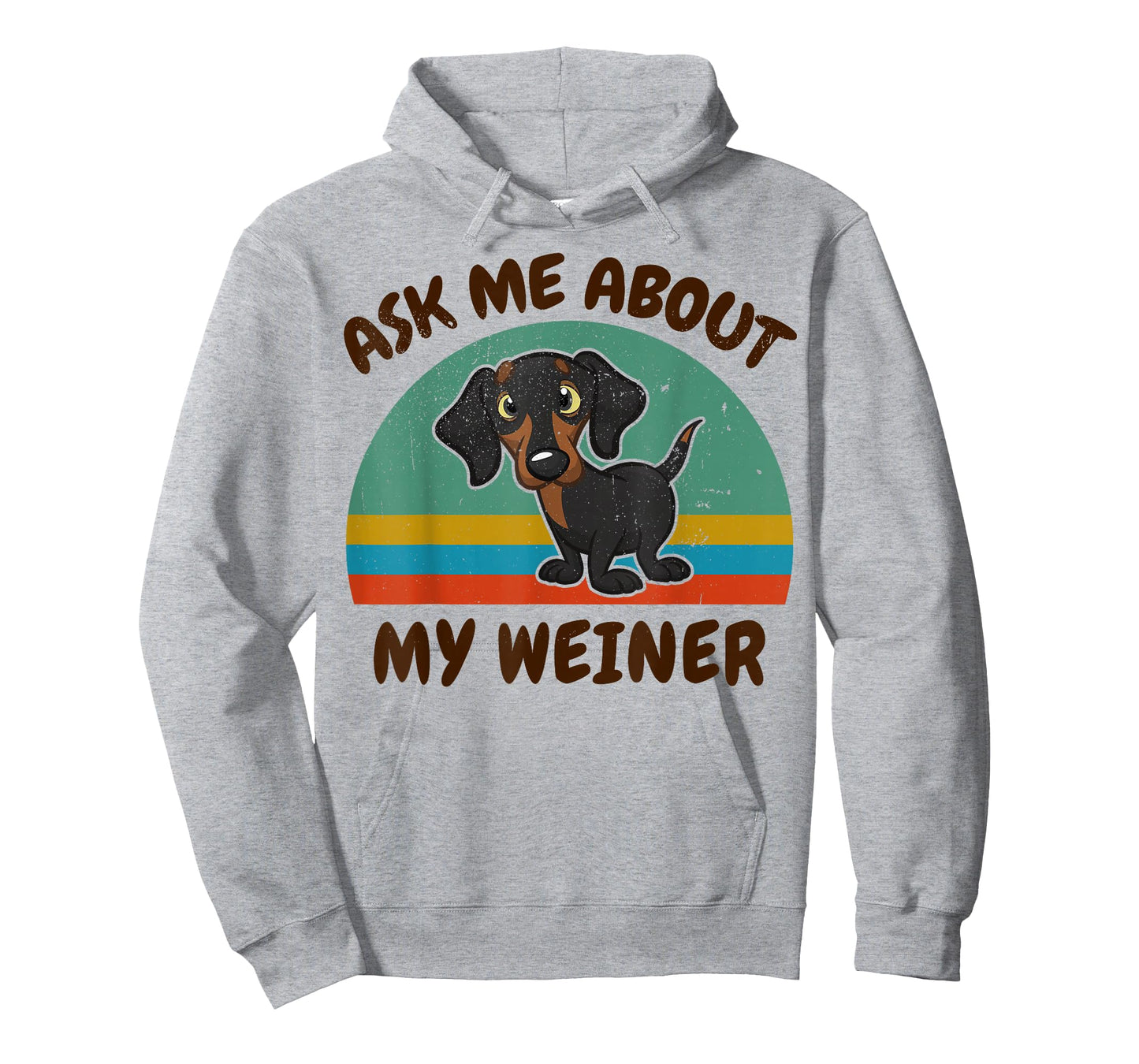 Funny Ask Me About My Weiner-Dog Men Women Dachshund Gift T-Shirt