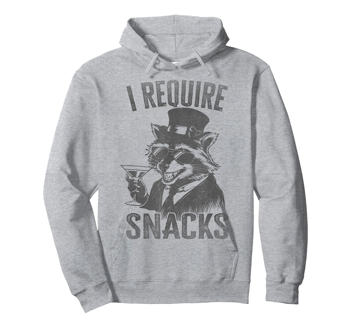 I Require Snacks Vintage Raccoon Shirt Funny Raccoon Lovers T-Shirt