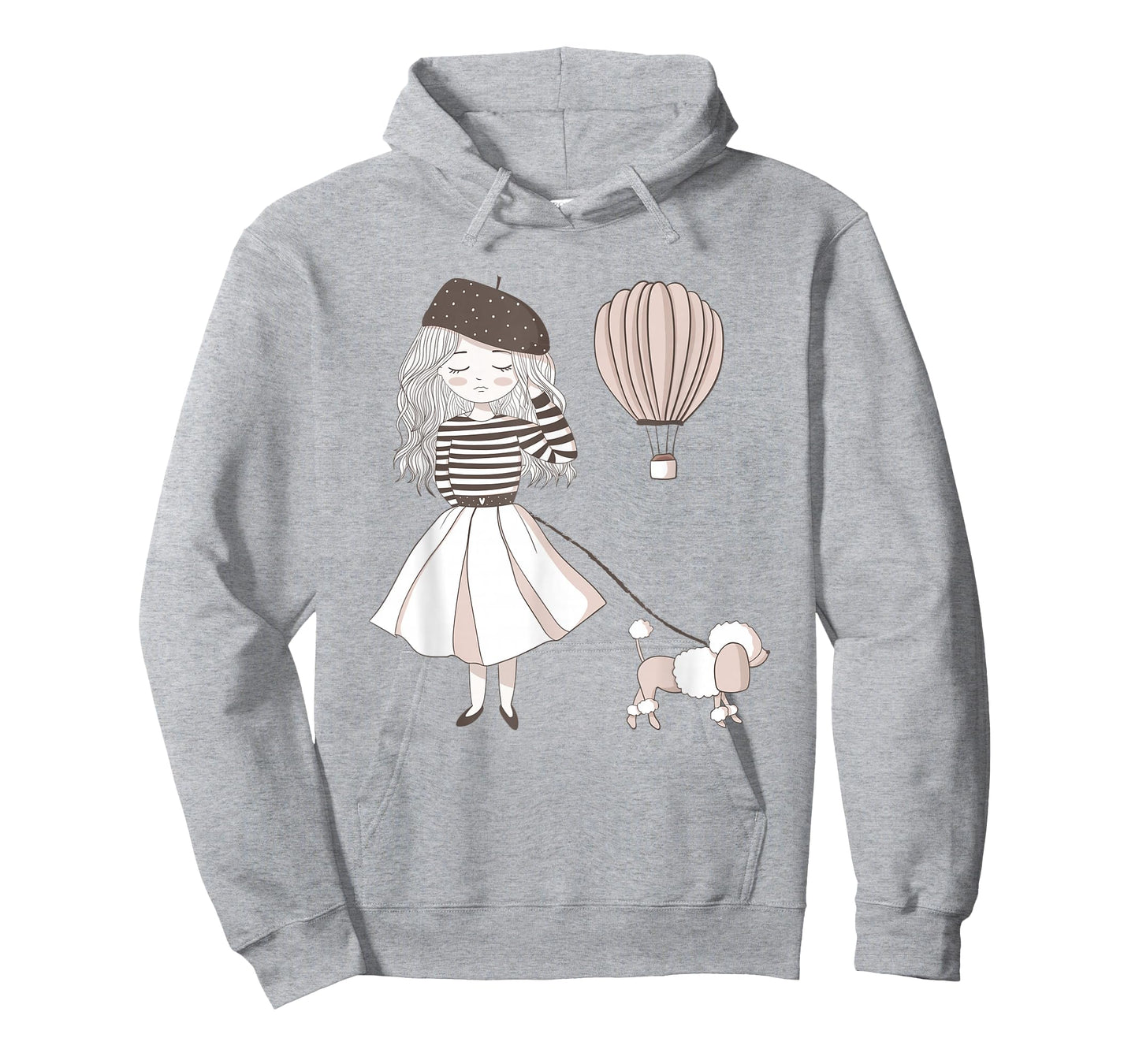Sassy Southern Charm & Grace | Paris France | Cute French Girl & Poodle Gift T-Shirt
