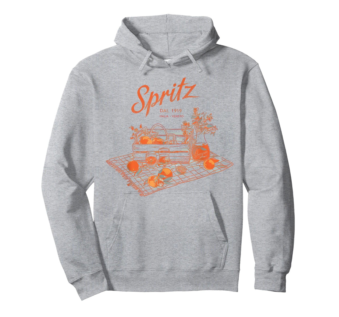 Spritz Veneto Tshirt Italia Vintage Orange Wine Cocktail T-Shirt
