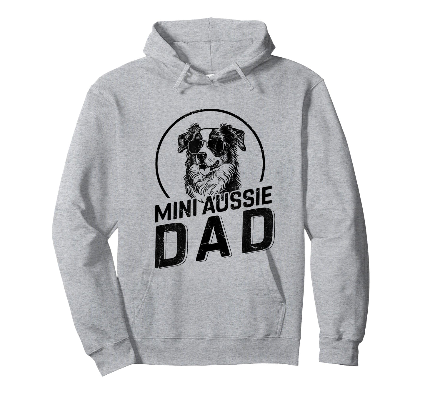 Mini Aussie Dad Dog Owner Gifts for Men Funny Dad Christmas T-Shirt