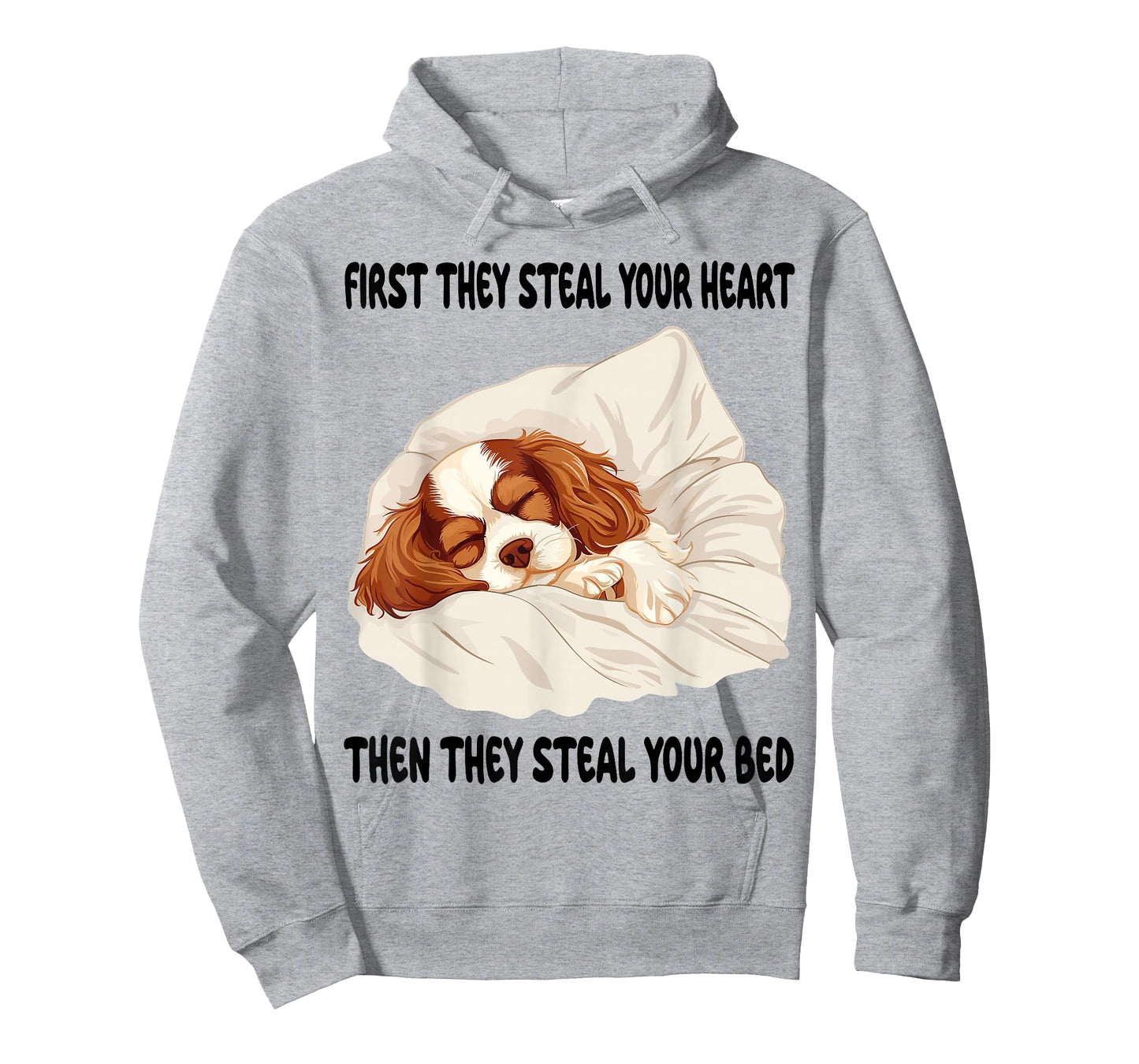 Cavalier King Charles Spaniel Sleeping Pajamas Nightgown T-Shirt