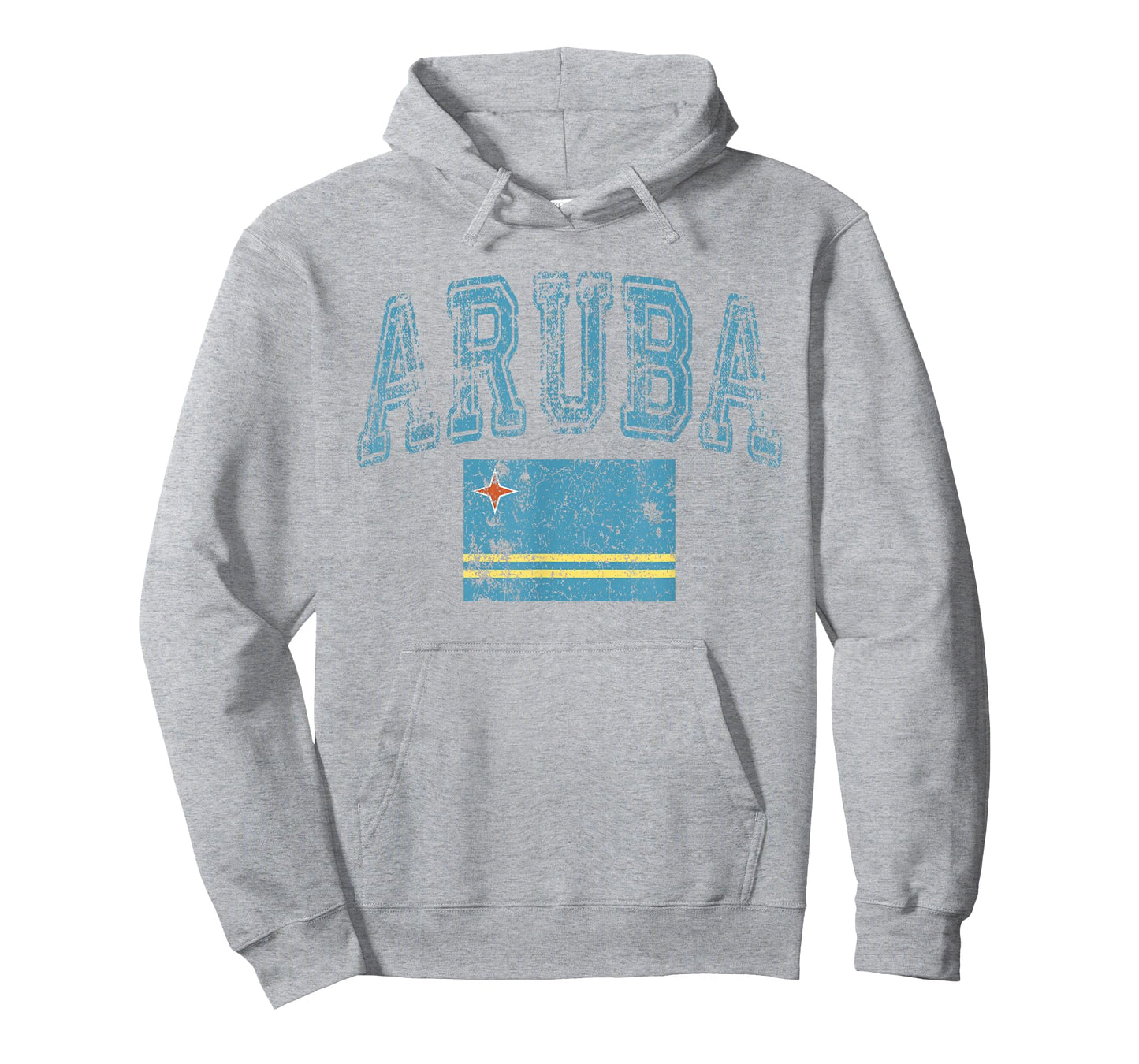 Vintage Retro Faded Aruba Flag Aruban Pride T-Shirt