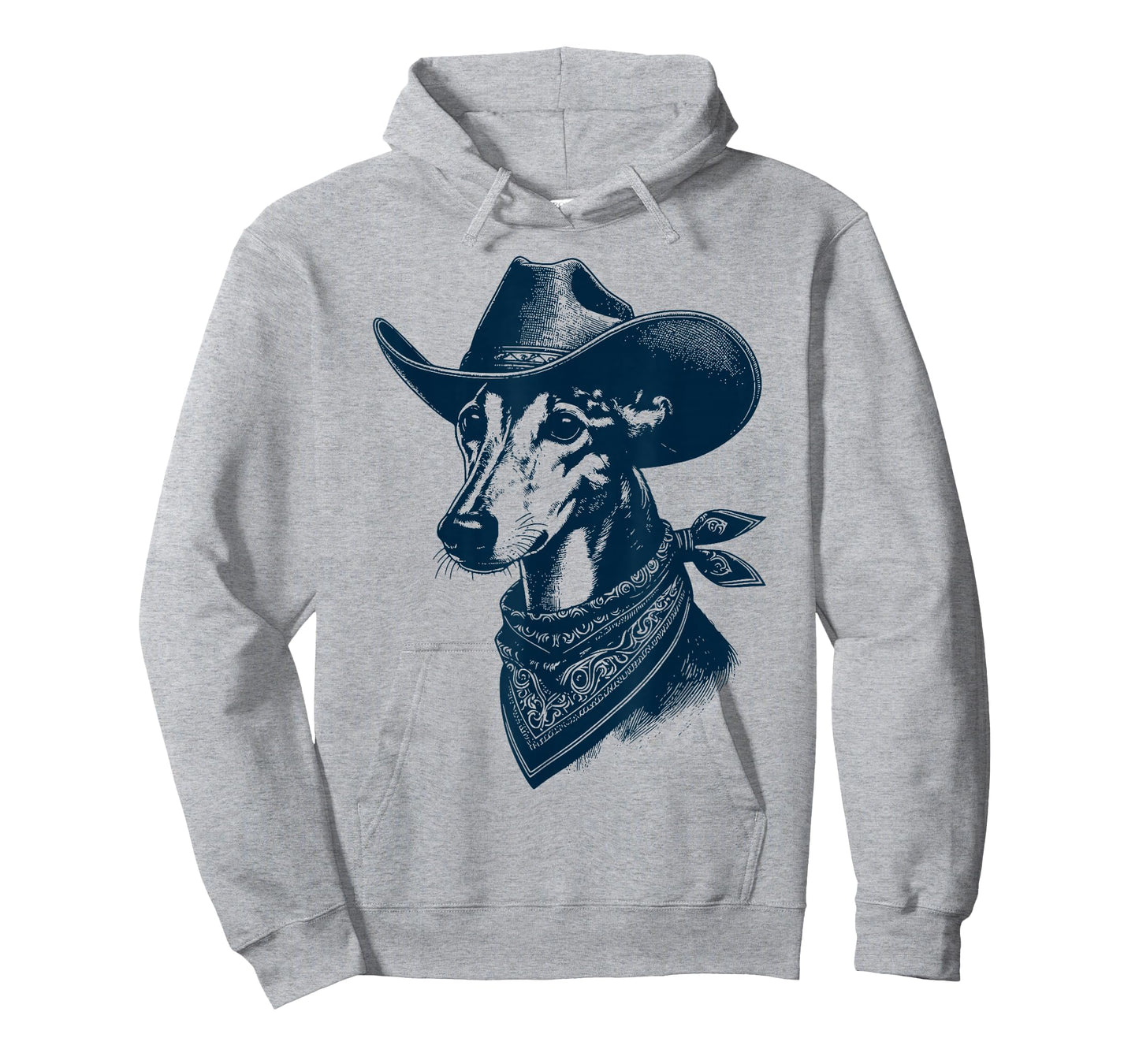 Howdy, Ready for Rodeo - Cowboy Greyhound T-Shirt