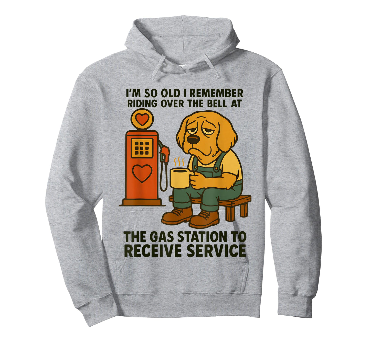 Golden Retriever I'm So Old I Remember Riding Over The Bell T-Shirt