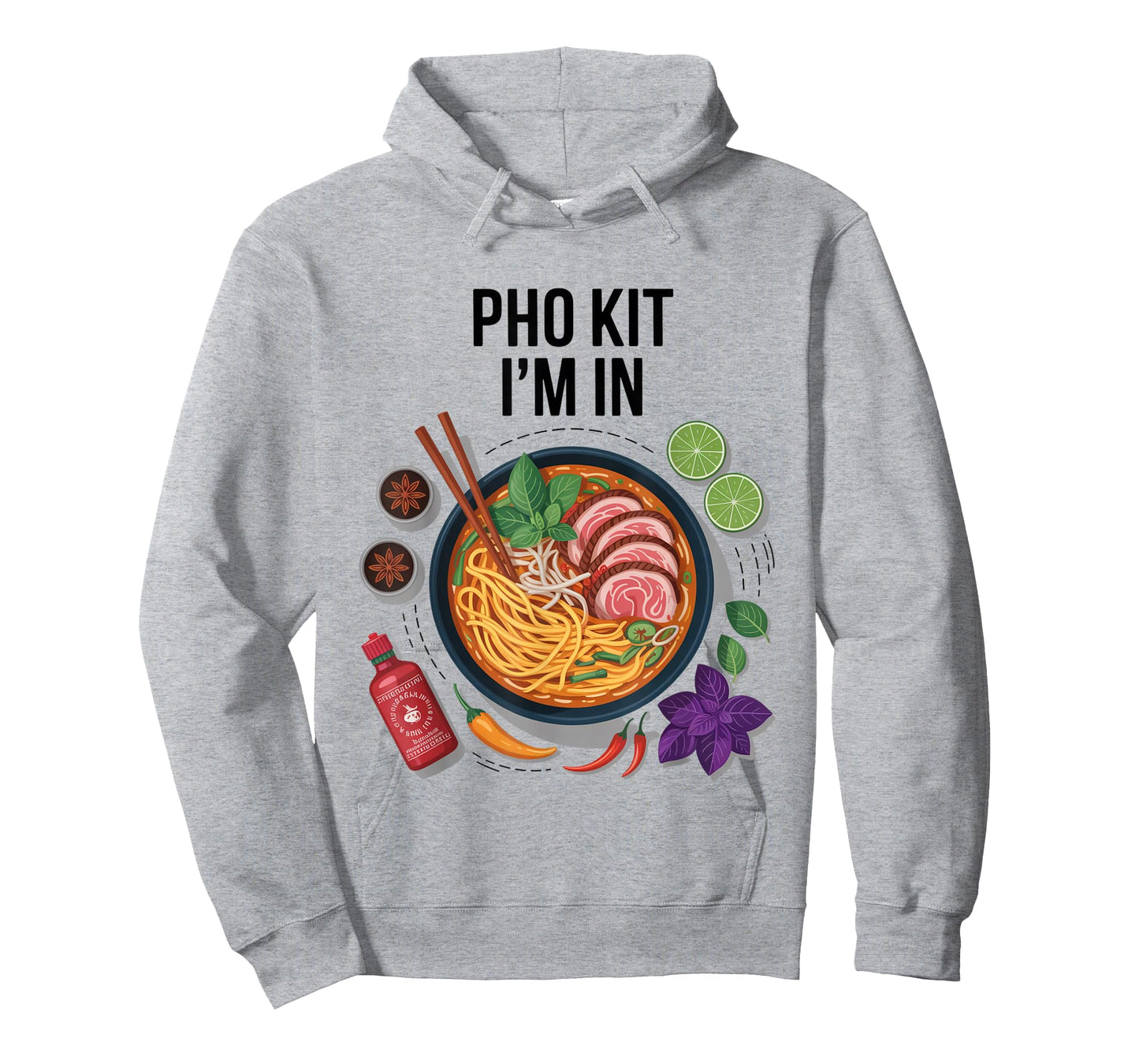 Pho Kit Soup Ingredients Pho Broth at Home Funny Pho Lover T-Shirt