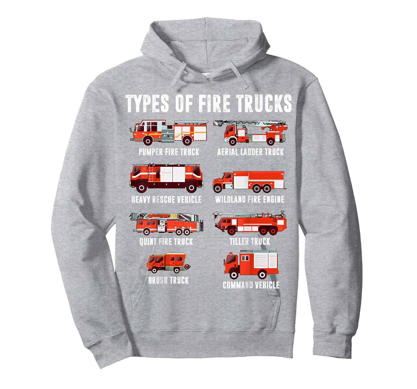 Toddler Boy Types of FireTruck Firefighter Baby Dad Fireman T-Shirt