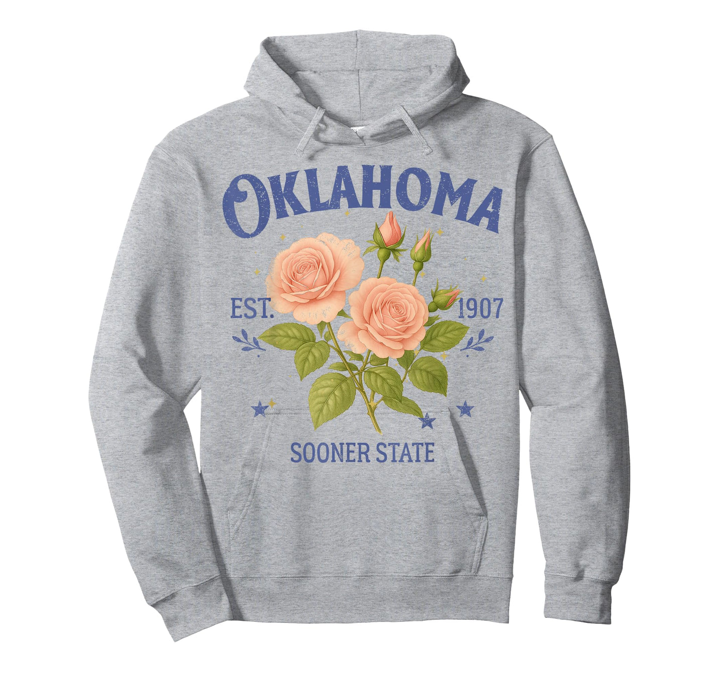 Oklahoma State Traveling Lover Hometown Trip Souvenir Rose T-Shirt