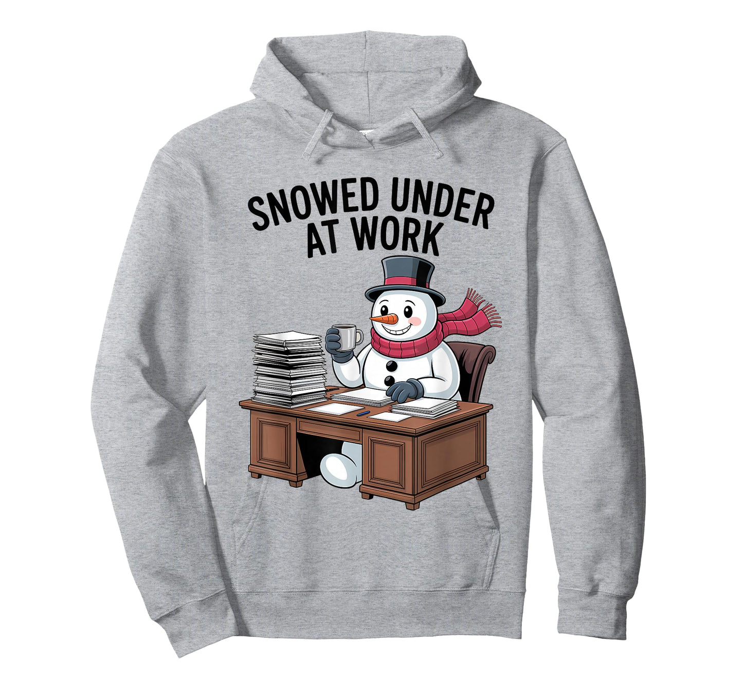 Snowed Under at Work Funny Office Holiday T-Shirt