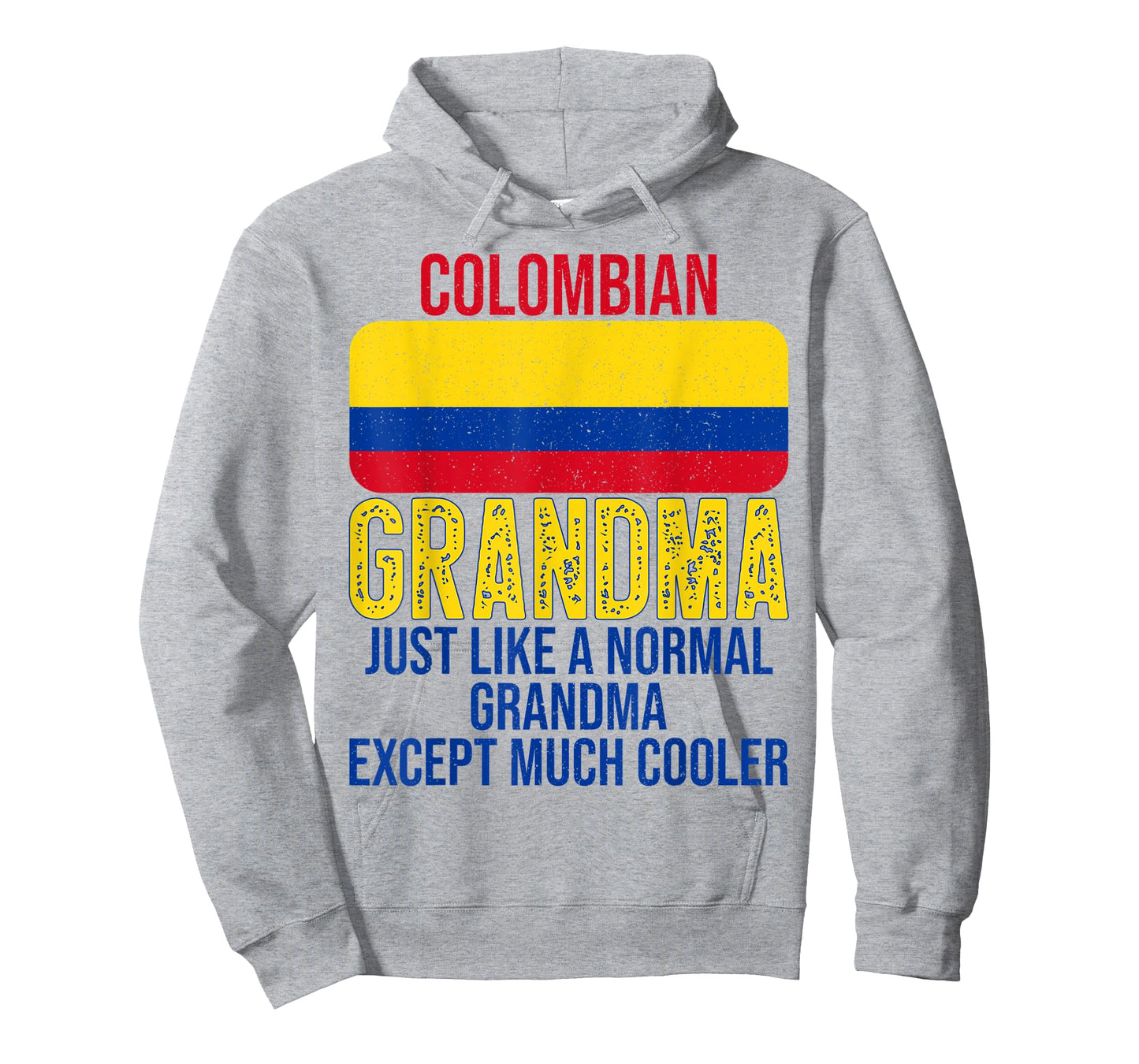 Vintage Colombian Grandma Colombia Flag for Mother's Day T-Shirt