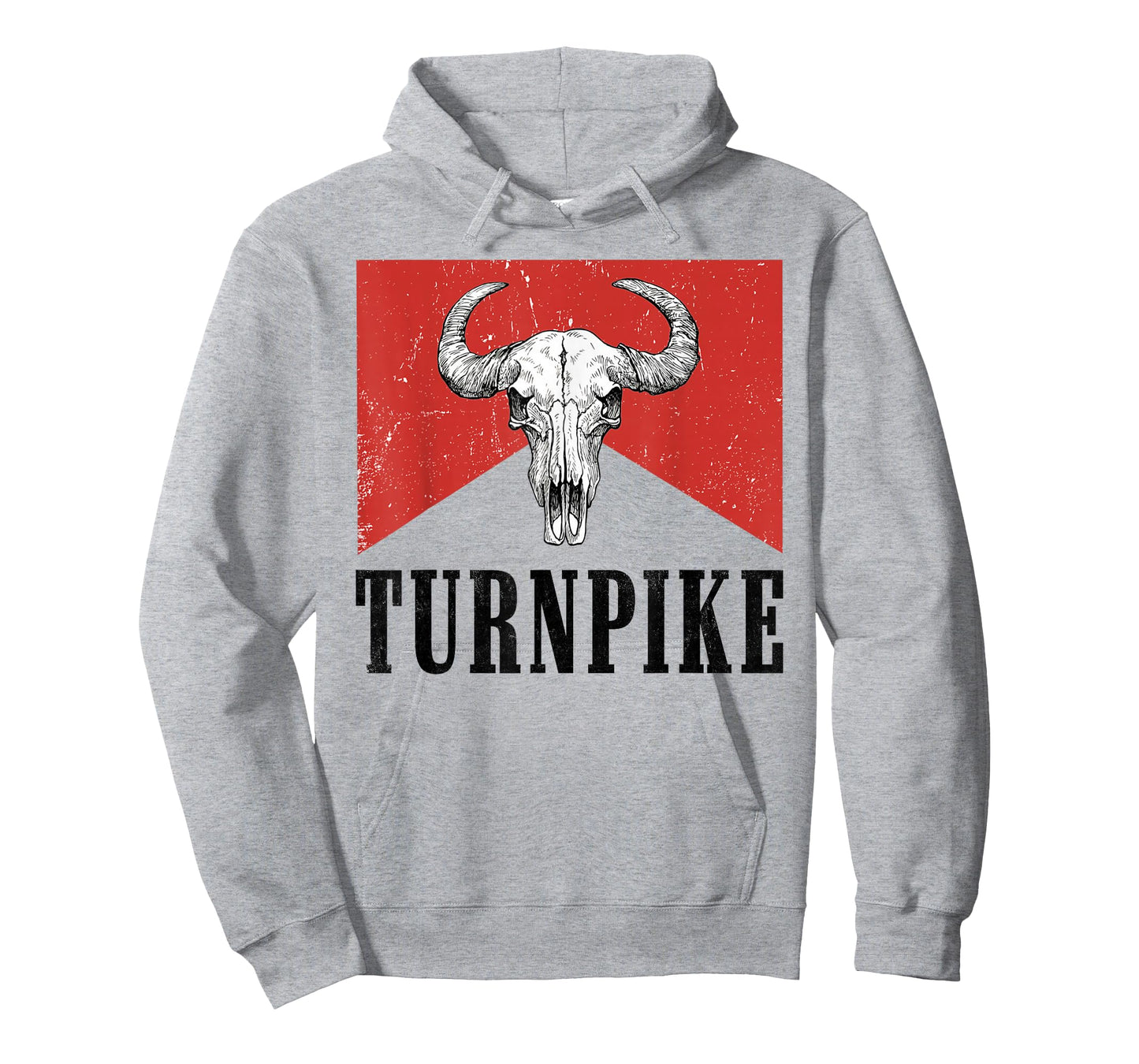 Turnpike Bull Skull Turnpike Western Country Turnpike Cowboy T-Shirt