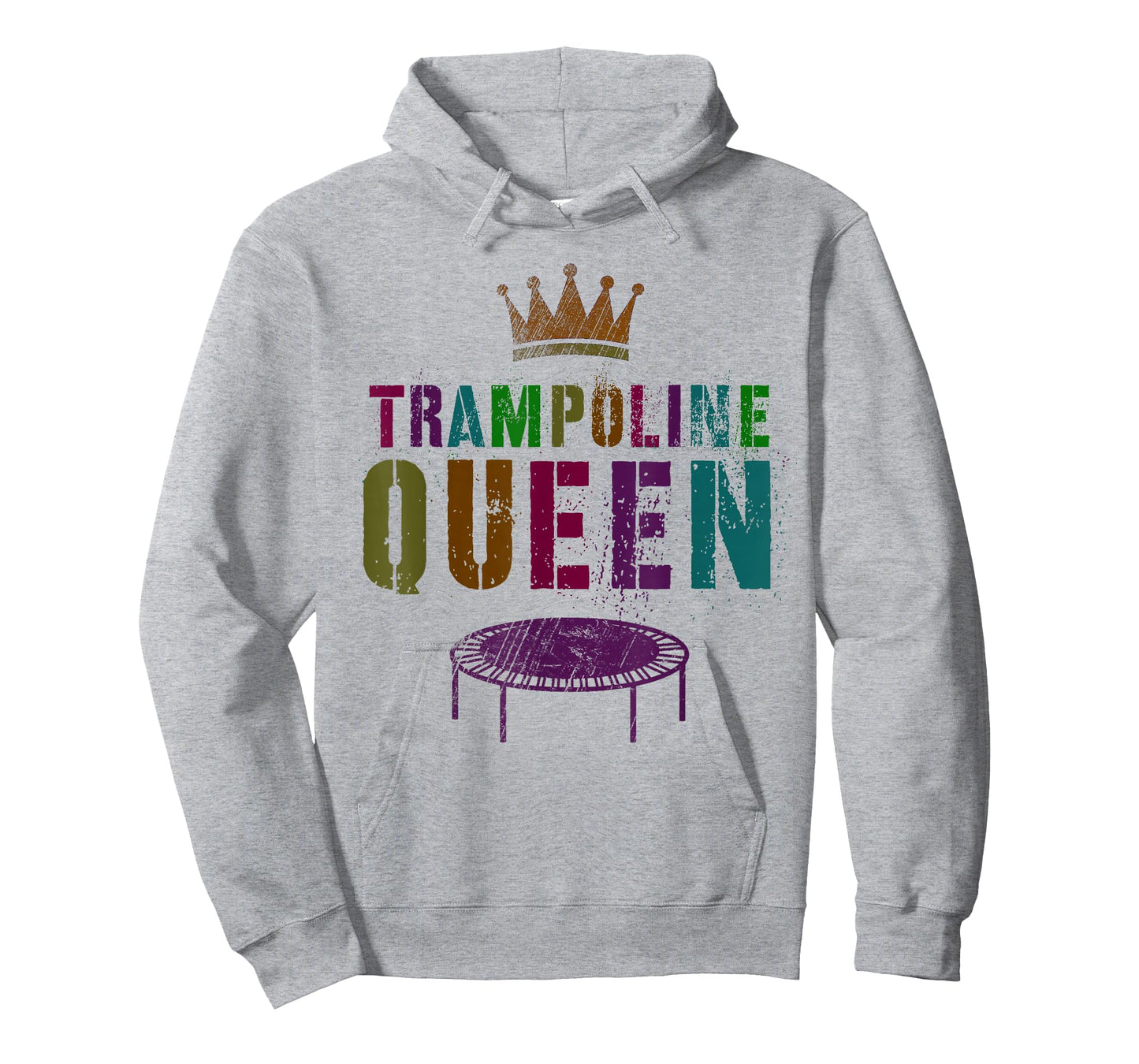Gymnastics Girls Team TRAMPOLINE QUEEN Gymnast Squad Ladies T-Shirt