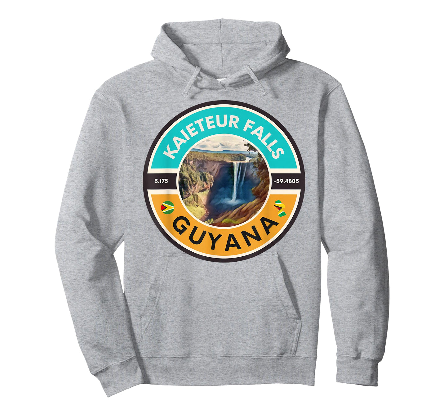 Kaieteur Falls Guyana - Geographic Location T-Shirt