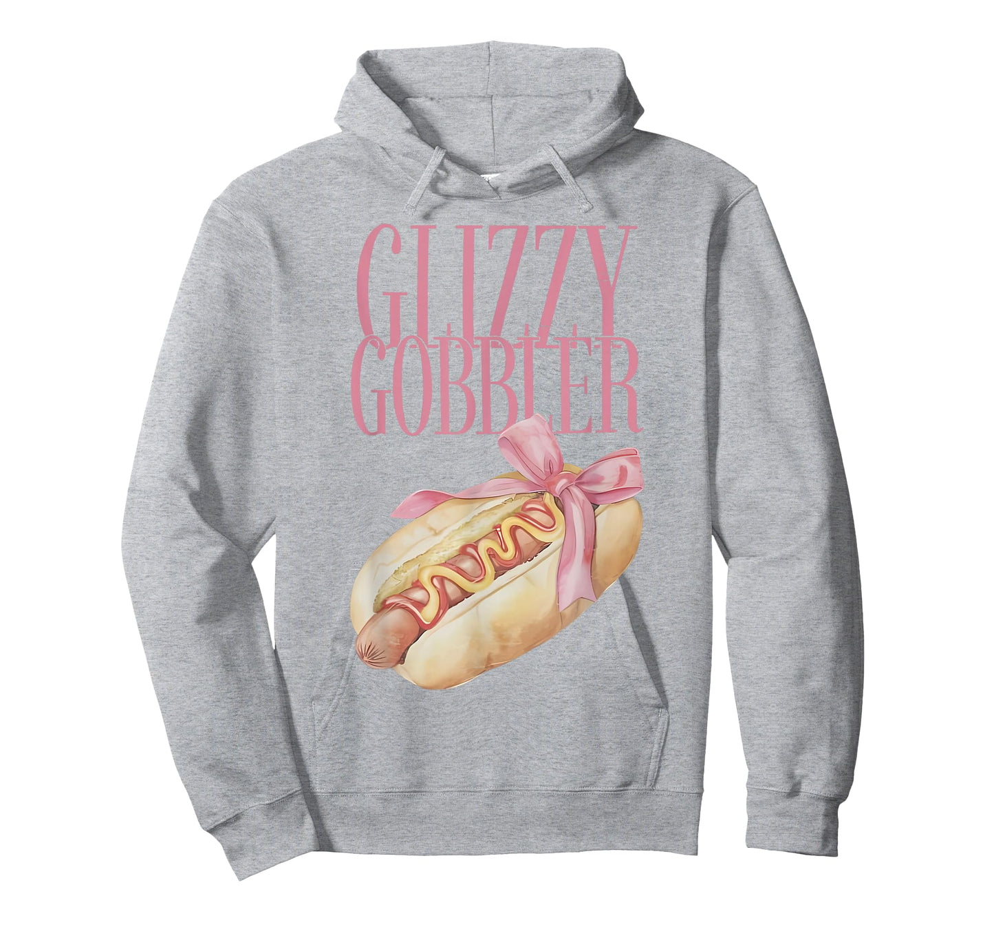 Glizzy Gobbler Coquette Funny Adult Unhinged Humor T-Shirt