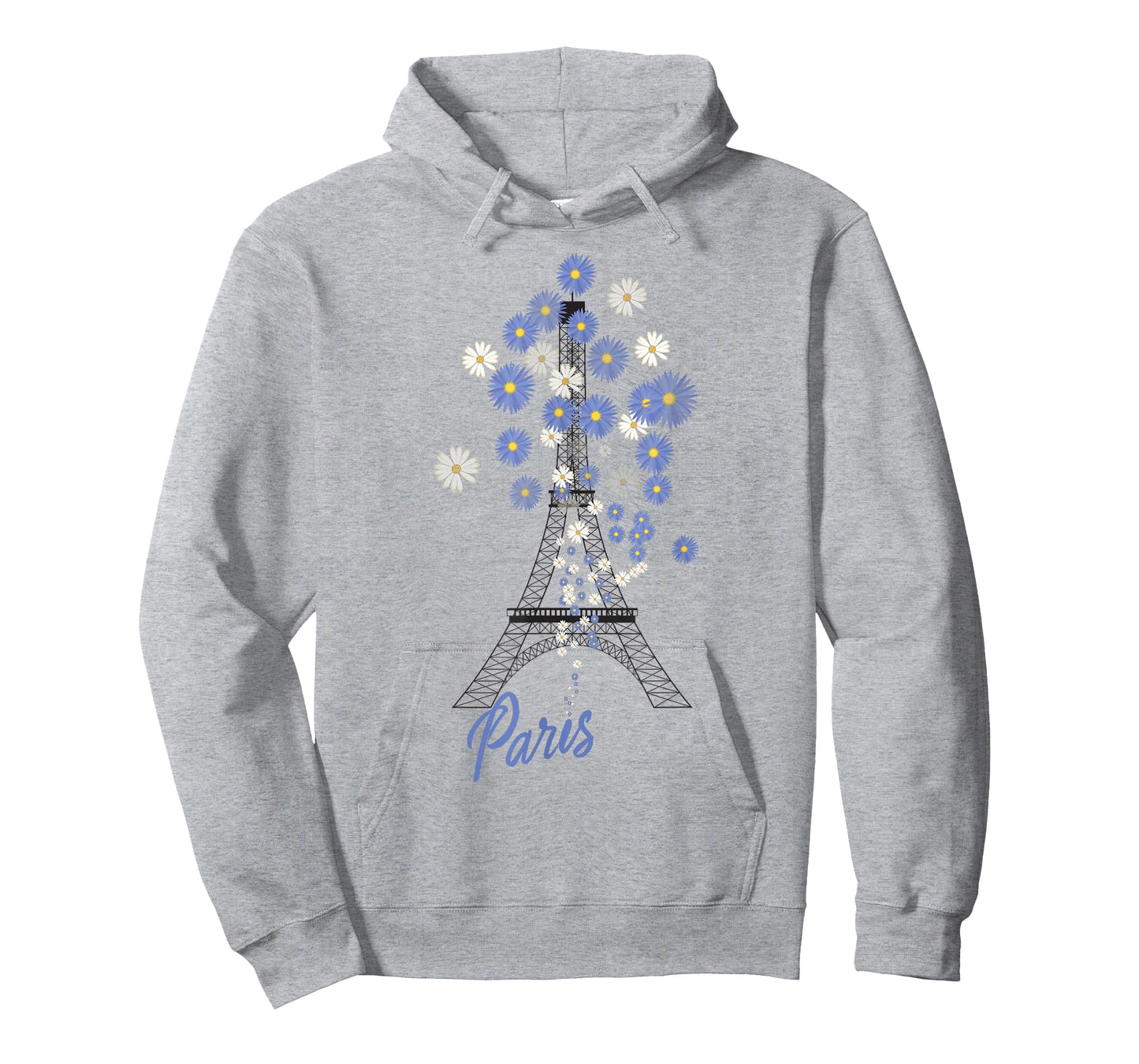 Paris Eiffel Tower France Love Parisian Home Flowers T-Shirt