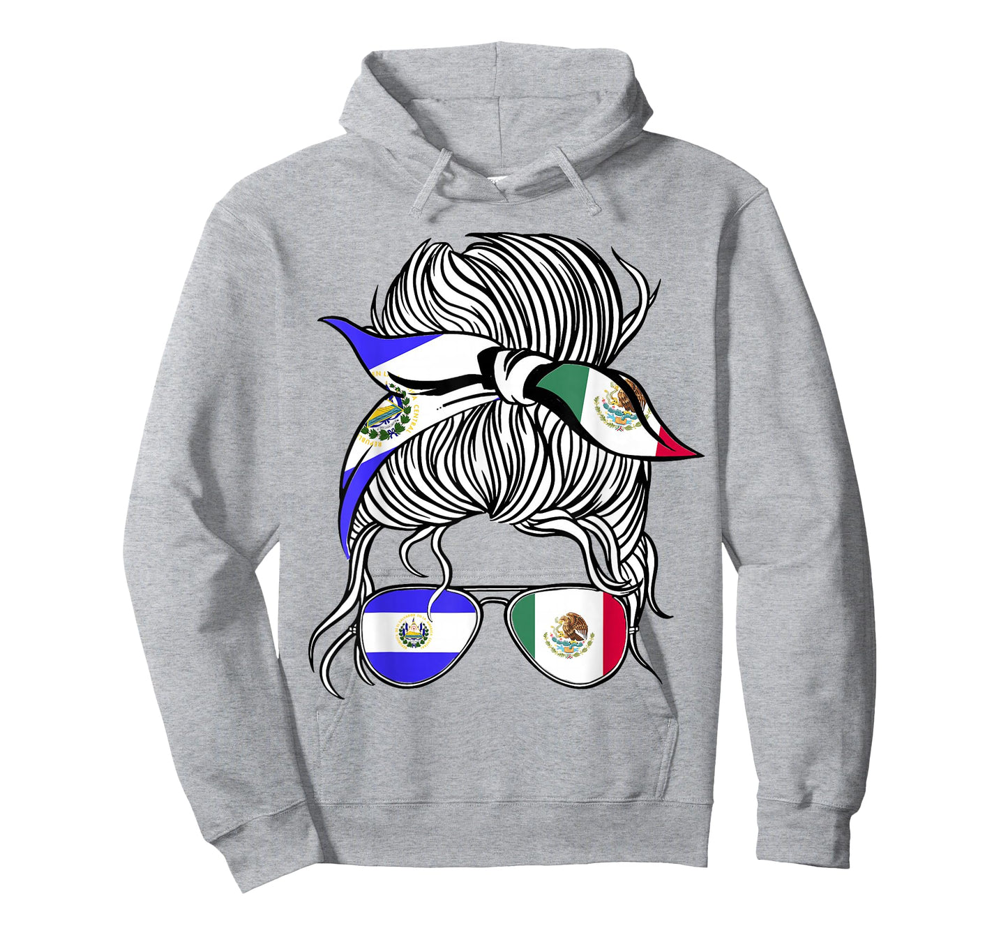 El Salvador Flag Mexico Grown Women Girl Country T-Shirt