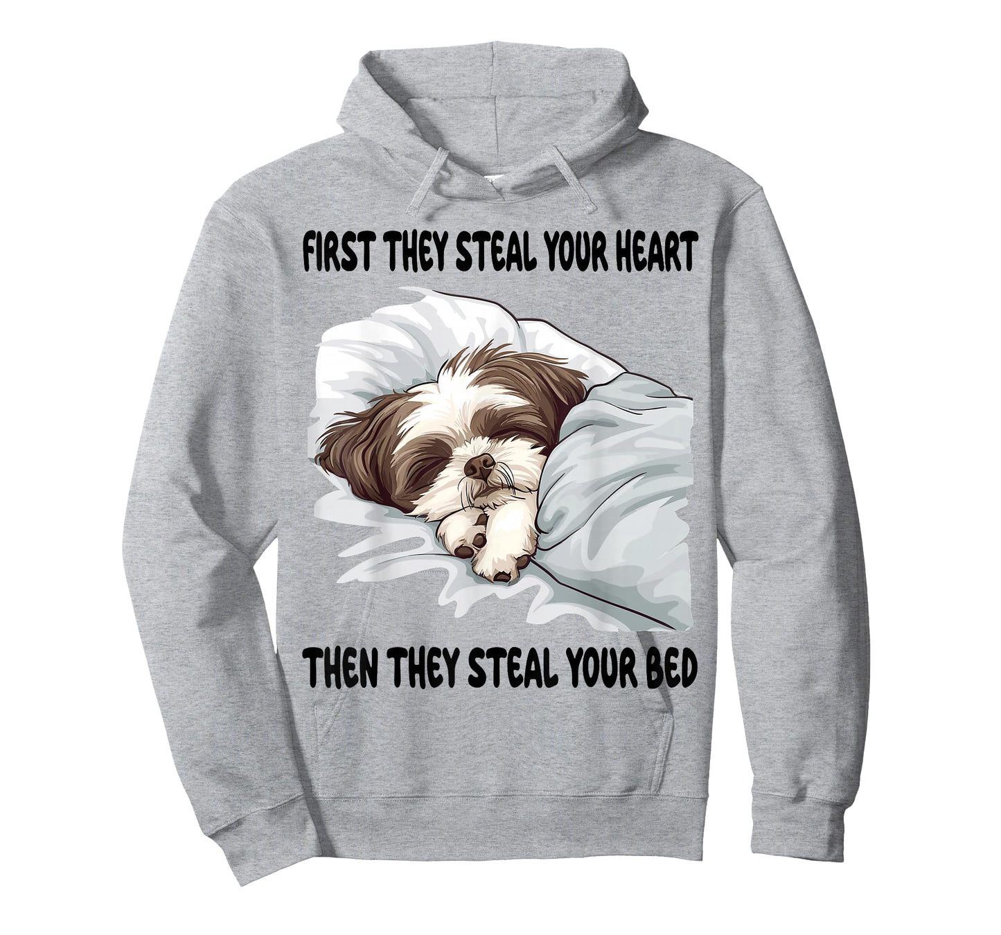 Shih Tzu Sleeping Pajamas Nightgown T-Shirt