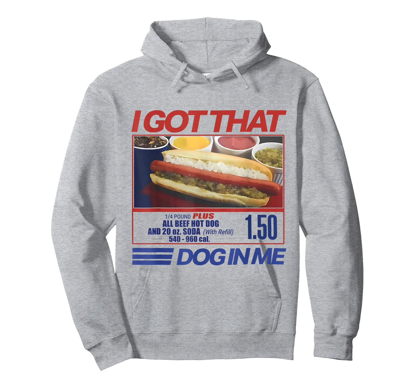 Retro Vintage I Got That Dog in Me Funny Hotdog Men Women T-Shirt