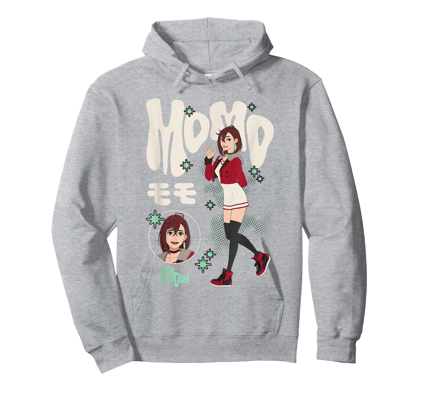 Dan Da Dan Momo Ayase Waving Hand Kawaii Anime T-Shirt