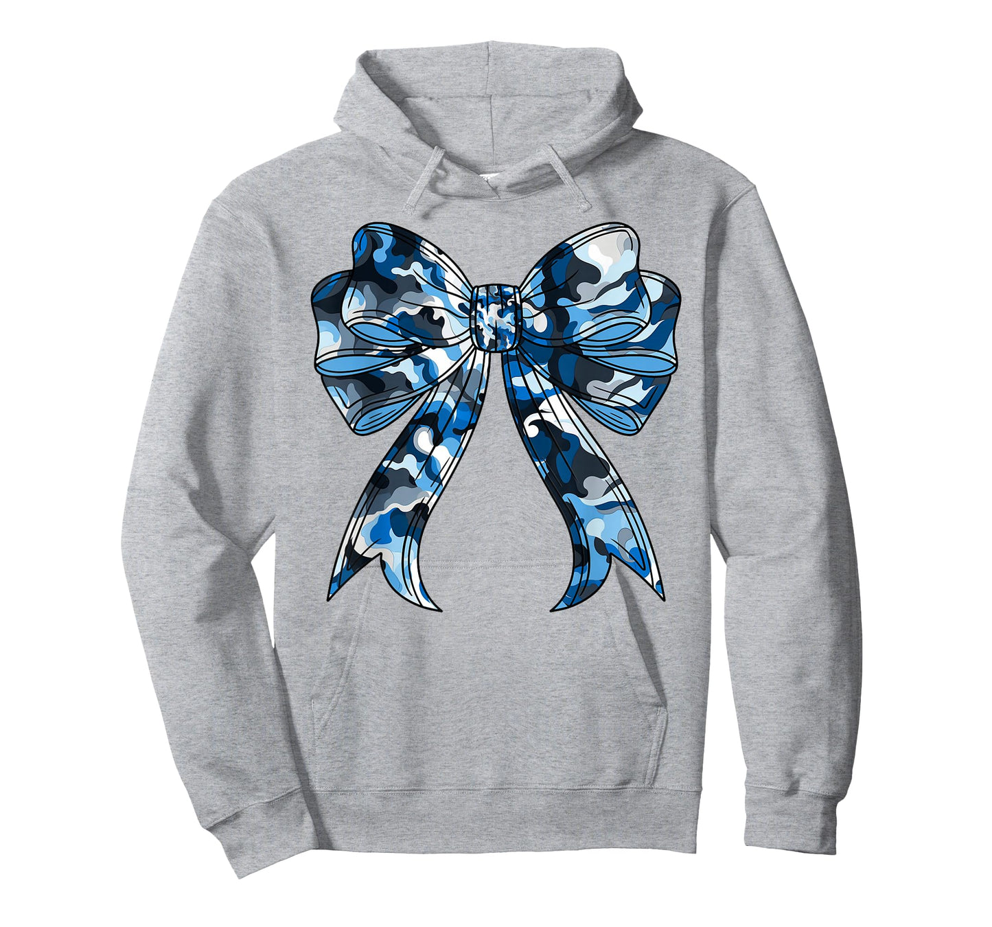 Blue Camouflage Camo Coquette Bow Hunting for Women Girls T-Shirt