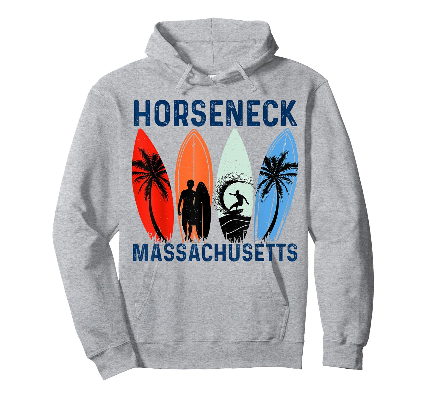 Retro Massachusetts Horseneck Surfing Beach T-Shirt