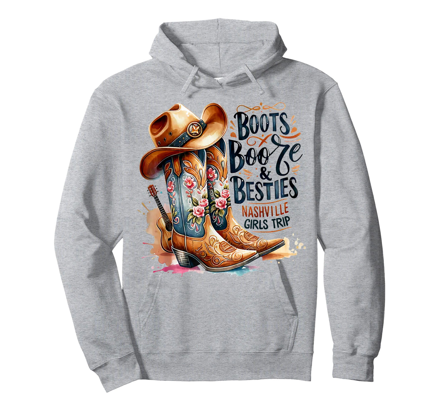 Girls Trip Nashville 2025 Weekend Boots Booze & Besties T-Shirt