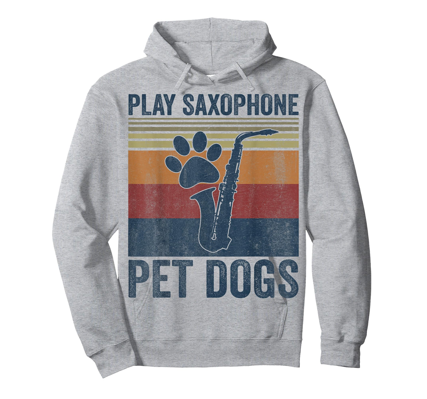 Funny Dog Lover and Saxophone Player Pet Dogs Play Saxophone T-Shirt