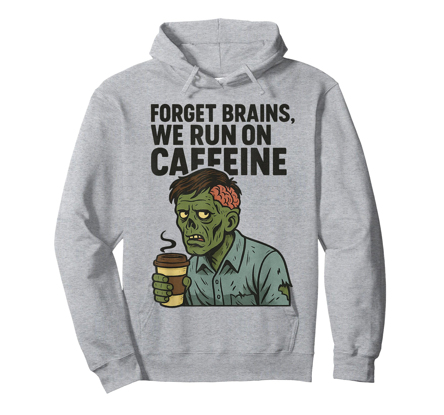 Zombie Coffee Humor T-Shirt