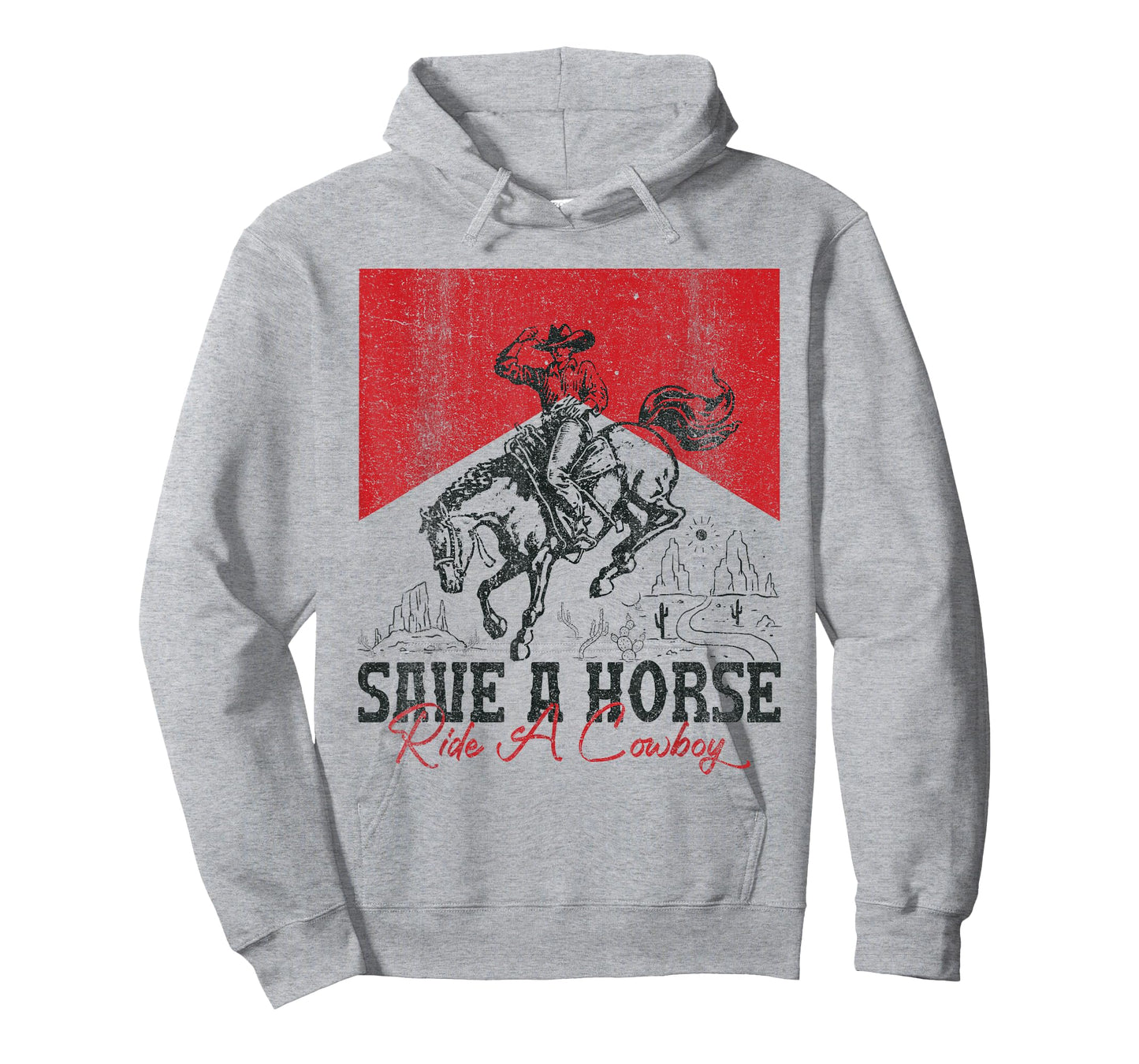 Save A Horse Ride A Cowboy Vintage Country Western T-Shirt