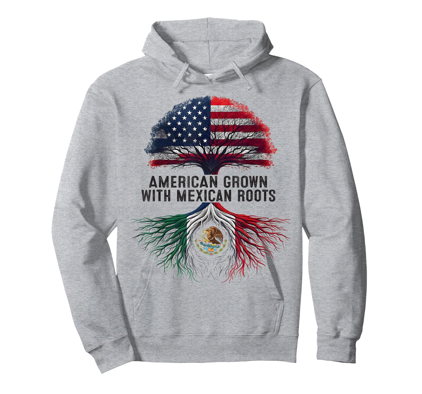 American Grown Mexican Roots Mexico Country Lover Proud Us T-Shirt