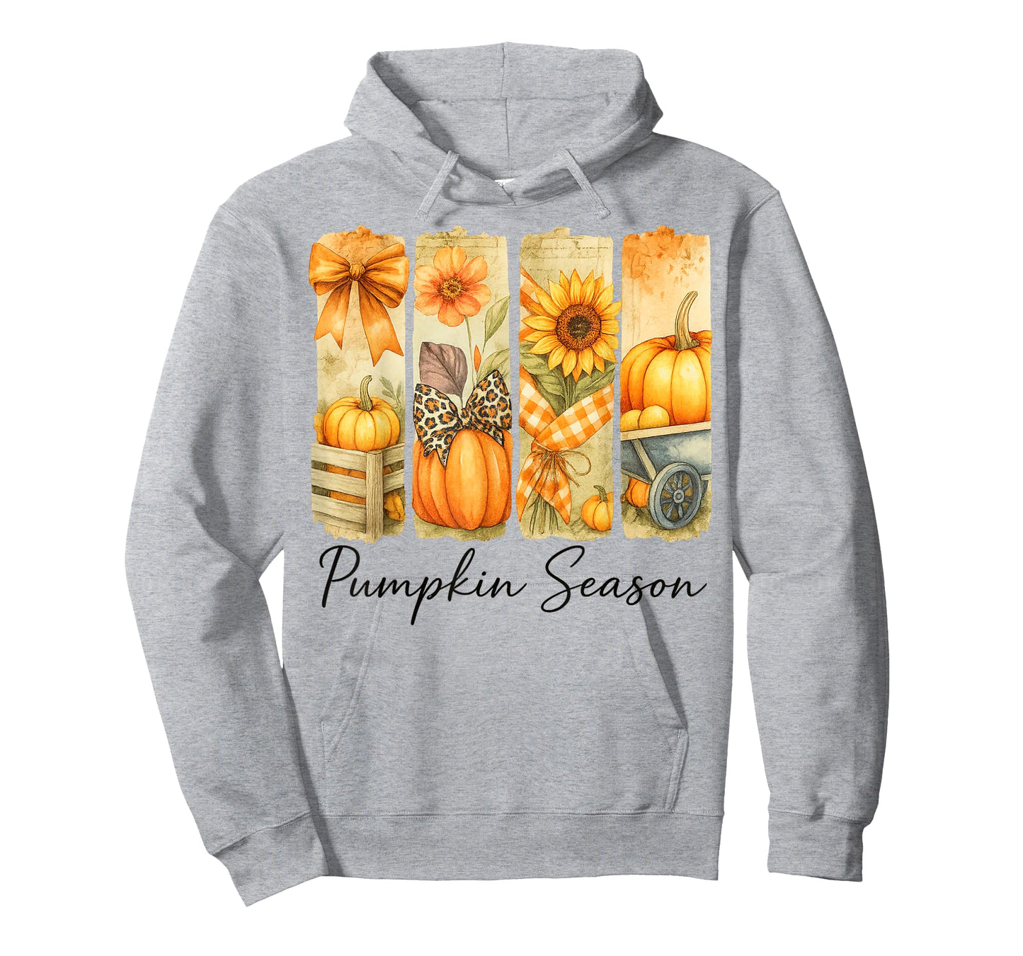 Pumpkin Season Boho Pumpkin Floral Thanksgiving Fall Vibes T-Shirt