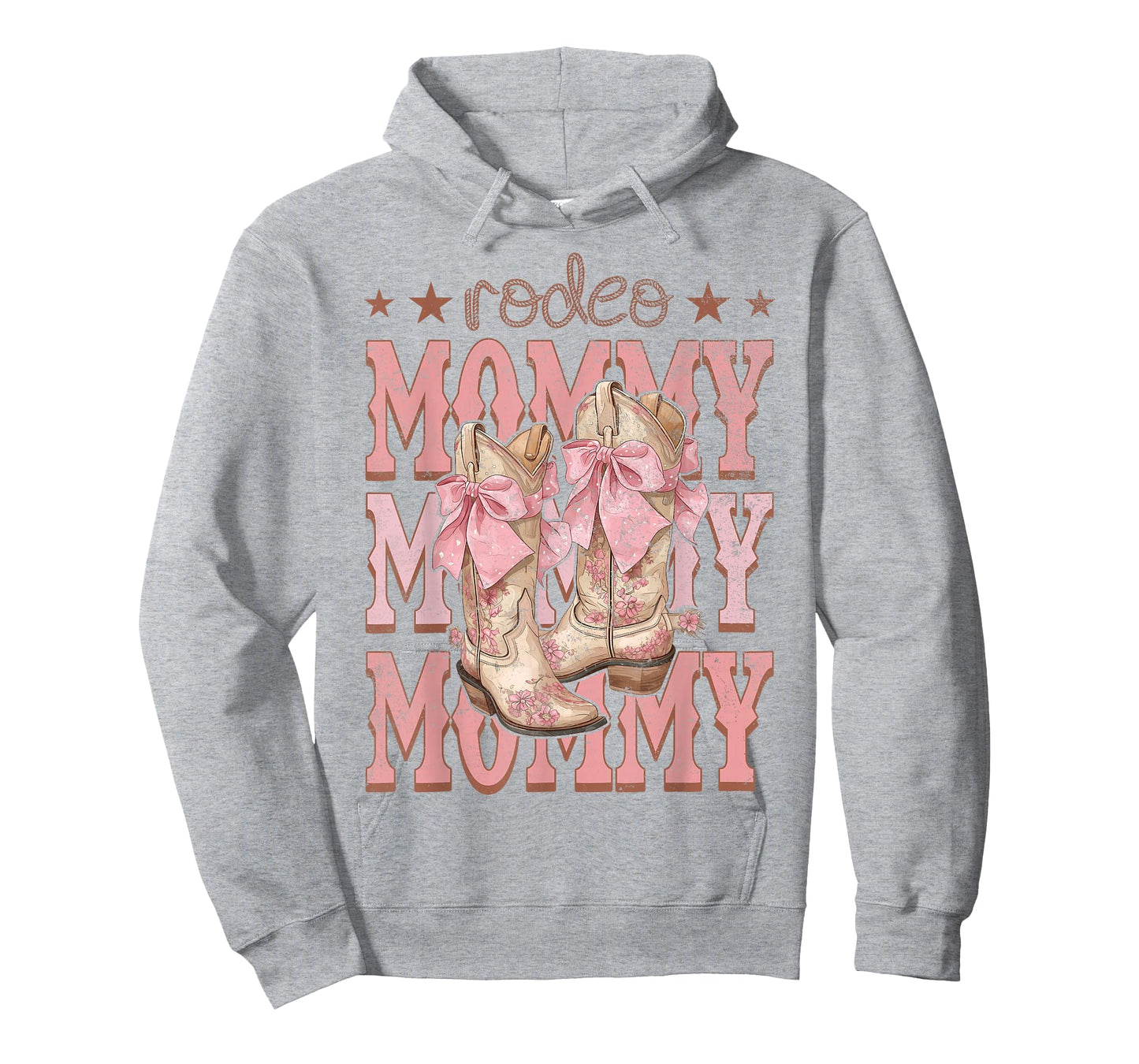 Rodeo Mommy Pink Boots Coquette Cow-Girl Birthday Party T-Shirt