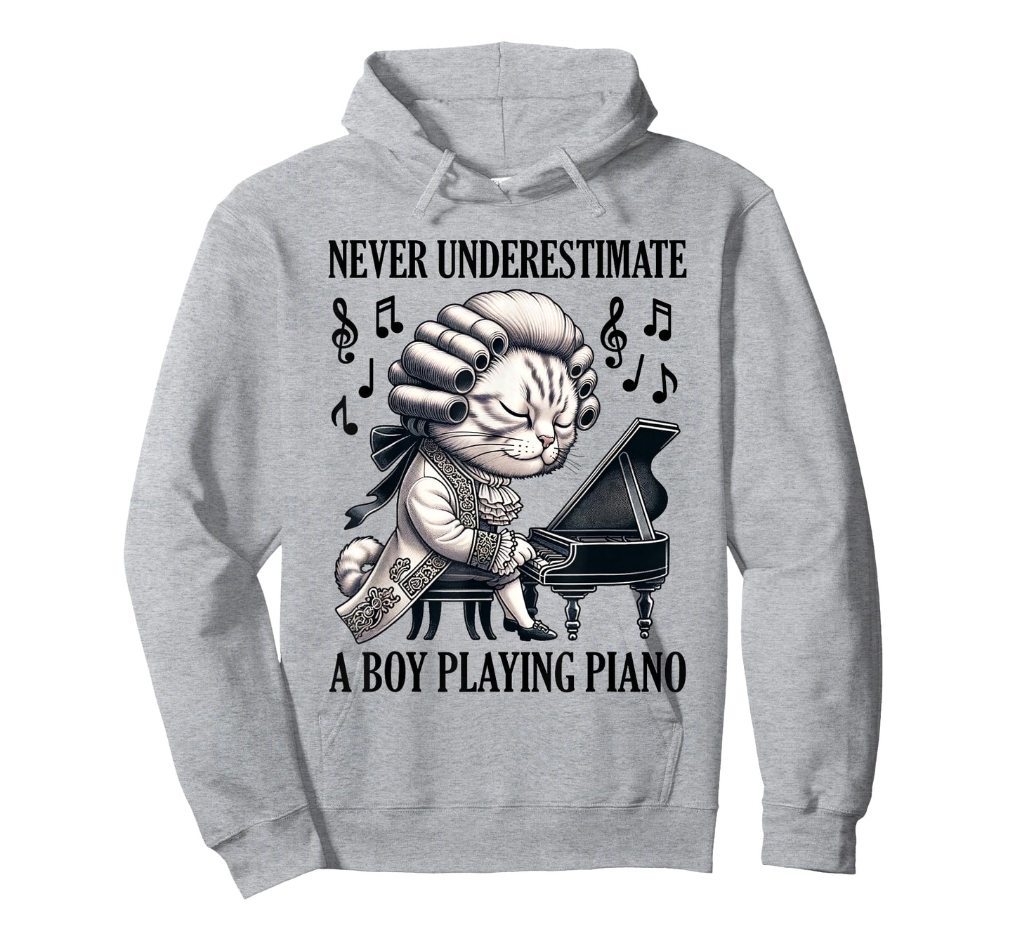 Cat At The Piano Piano Boy Piano Player T-Shirt