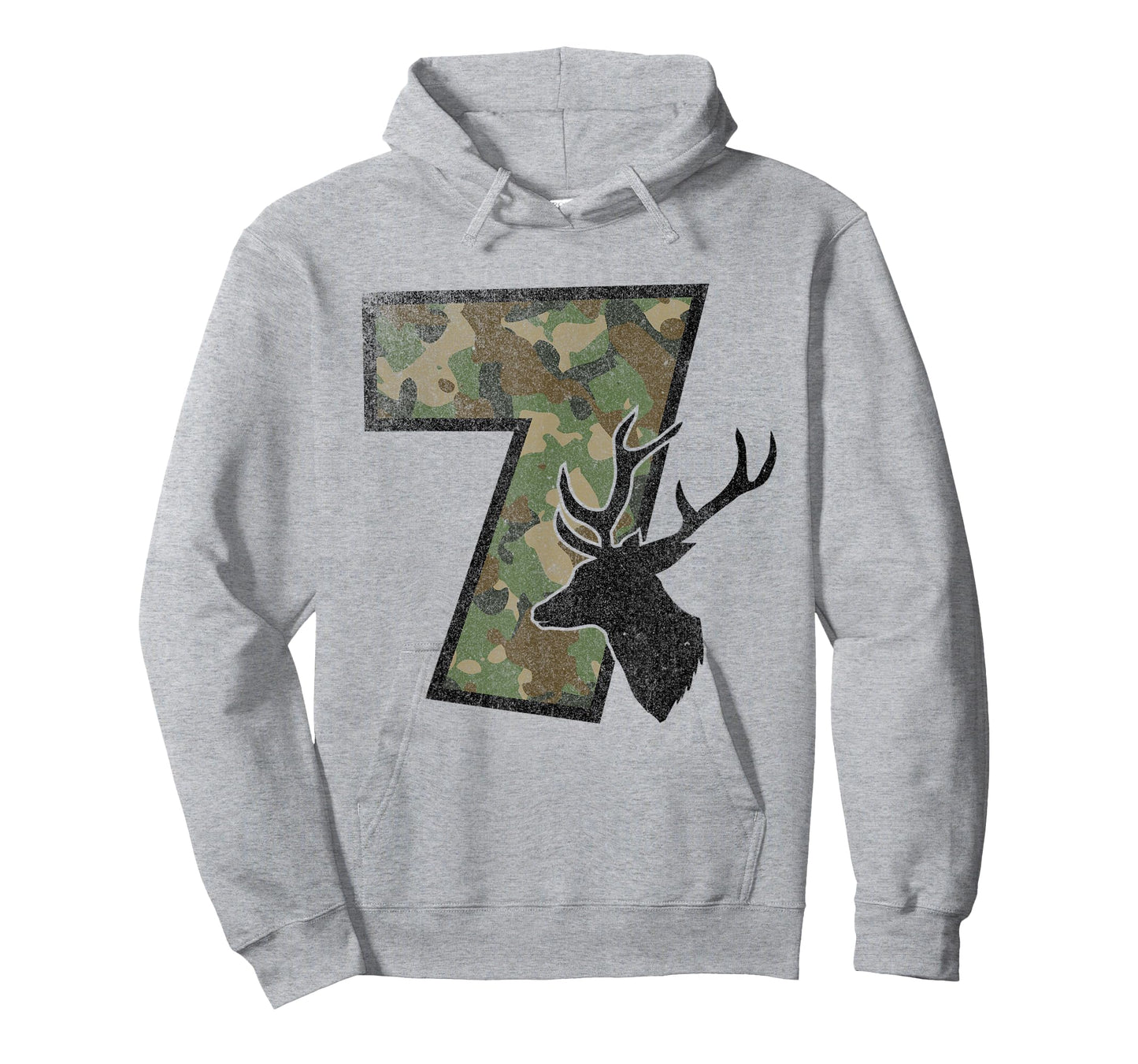 Country Boys Camo 7 Seven Year Old Birthday Deer Hunter Tee T-Shirt