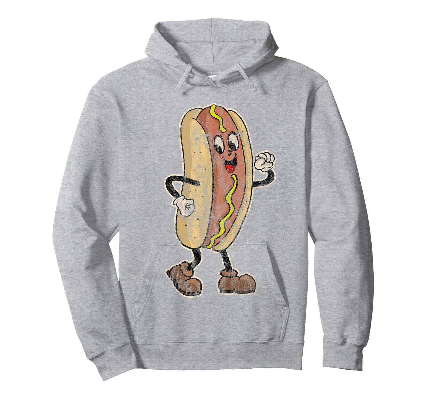 Distressed Walking Drive in Movie Hot Dog T-Shirt